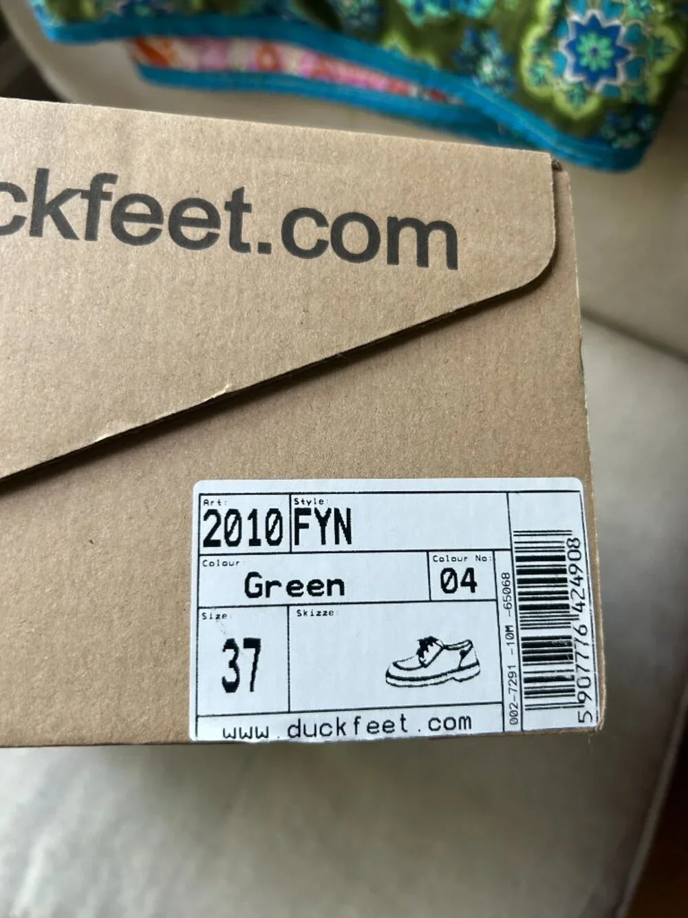 Duckfeet Fyn green 37